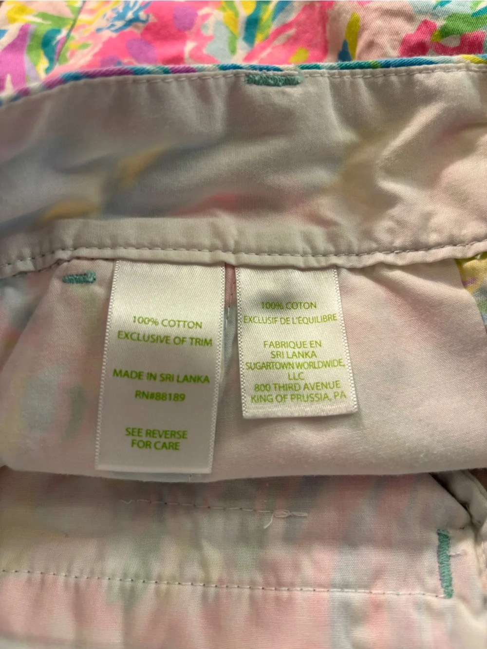 Women’s Lilly Pulitzer The Chipper Tropical Pink Sands Shorts Size 6